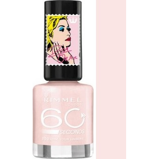 Rimmel London 60 sekund by Rita Ora lak na nechty 203 Lose Your Lingerie 8 ml