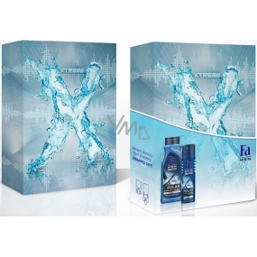 Fa Men Xtreme Polar sprchový gel 400 ml + dezodorant sprej pre mužov 150 ml, kozmetická sada