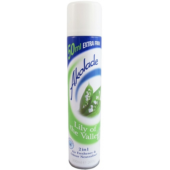 Akolade Lily of the Valley 2v1 osviežovač vzduchu 300 ml