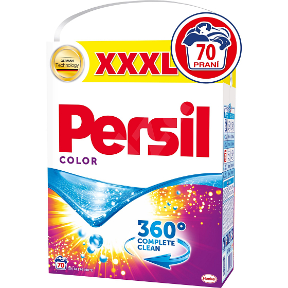 Persil 360 ° Complete Clean Color prací prášok na farebnú bielizeň box 70 dávok 4,55 kg