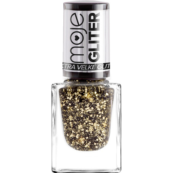 Moja gliter lak na nechty č.01, 12 ml