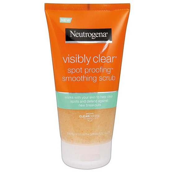 Neutrogena Visibly Clear Spot Proofing vyhladzujúci pleťový peeling 150 ml