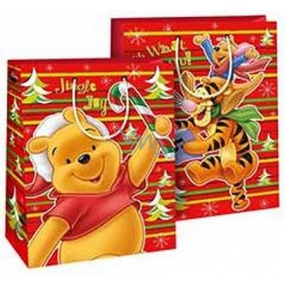 Ditipo Darčeková papierová taška 23 x 9,8 x 17,5 cm Disney Medvedík Pú Jingle Joy