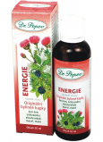 Dr. Popov Energia originálne bylinné kvapky udržujú vitalitu a bdelosť, pre celkové osvieženie 50 ml