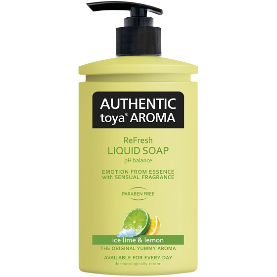 Authentic Toya Aroma Ice Lime & Lemon tekuté mydlo dávkovač 400 ml