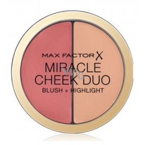 Max Factor Miracle Cheek Duo krémová tvárenka a rozjasňovač 20 Brown Peach & Champagne 11 g