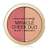 Max Factor Miracle Cheek Duo krémová tvárenka a rozjasňovač 20 Brown Peach & Champagne 11 g