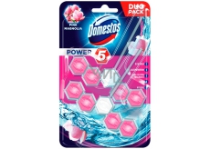 Domestos Power 5 Pink Magnolia Wc pevný blok 2 x 55 g
