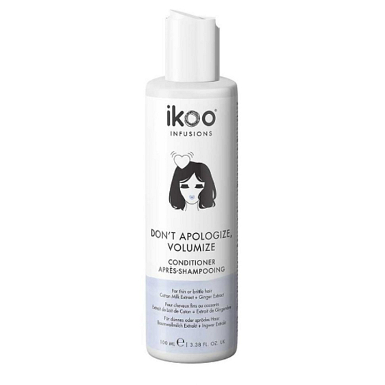 Ikoo Don´t Apologize volumize kondicionér jemné vlasy, rozštiepené končeky vlasov, zväčšenie objemu vlasov 100ml