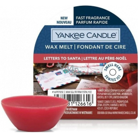 Yankee Candle Listy Santovi - Vianočné listy - vonný vosk do aromalampy 22 g