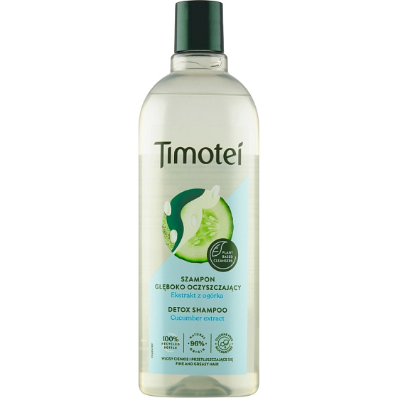 Šampón Timotei Fresh Cucumber na jemné a mastné vlasy 400 ml