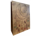 Nekupto Darčeková kraftová taška 27 x 28 x 10 cm Dreamcatcher