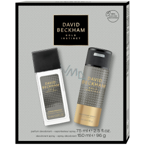 David Beckham Bold Instinct parfumovaný dezodorant 75 ml + dezodorant v spreji 150 ml, kozmetická sada pre mužov