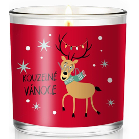 Nekupto Fashion Vianočná vonná sviečka Magic Christmas 7 x 7,5 cm