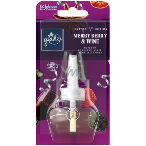 Glade Elektrický vonný olej Merry Berry & Wine - bobule a červené víno tekutá náplň do elektrického osviežovača vzduchu 20 ml