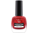 Golden Rose Keratin Nail Color Glitter lak na nechty 415 10,5 ml