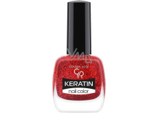 Golden Rose Keratin Nail Color Glitter lak na nechty 415 10,5 ml