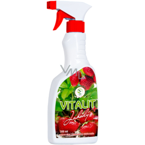 Bio-Enzyme Vitalit+ Jahody prírodný biostimulátor pre rast a vitalitu rastlín 500 ml sprej