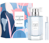 Lanvin Les Fleurs Blue Orchid toaletná voda 50 ml + toaletná voda Miniature 7,5 ml, darčeková sada pre ženy