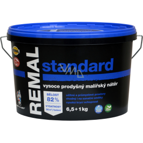 REMAL Standard vysoko priedušná farba na stenu, 6,5+1 kg