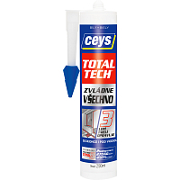 Ceys Total Tech univerzálne lepidlo a tmel, biely, 290 ml