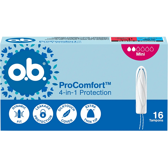 o.b. ProComfort tampóny mini 16 kusov
