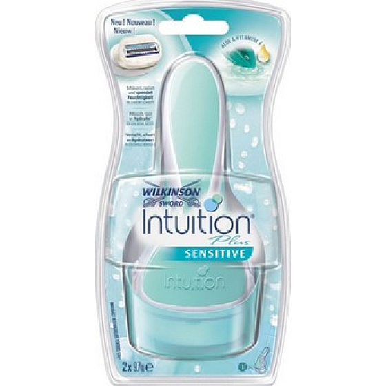 Wilkinson Lady Intuition Plus Sensitive Care holiaci strojček 1 náhradná hlavica