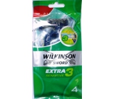 Wilkinson Extra 3 Sensitive holiaci strojček jednorazový 3 čepele 4 kusy