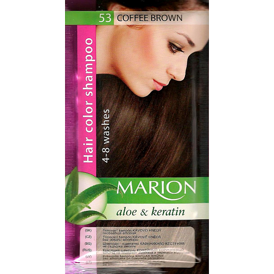 Marion Tónovací šampón 53 Kávovo hnedá 40 ml