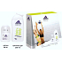 Adidas Action 3 Pro Clear guličkový dezodorant roll-on 50 ml + sprchový gél 250 ml, kozmetická sada
