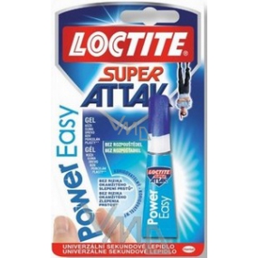 Loctite Super Attak Power Easy univerzálne sekundové lepidlo 3 g