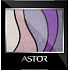 Astor Eye Artist Eyeshadow očné tiene Palette 615 Smokey Purple 4 g