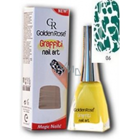 Golden Rose Graffiti Nail Art praskajúce lak na nechty odtieň 06 12 ml