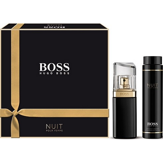 Hugo Boss Nuit pour Femme toaletná voda 30 ml + telové mlieko 100 ml, darčeková sada