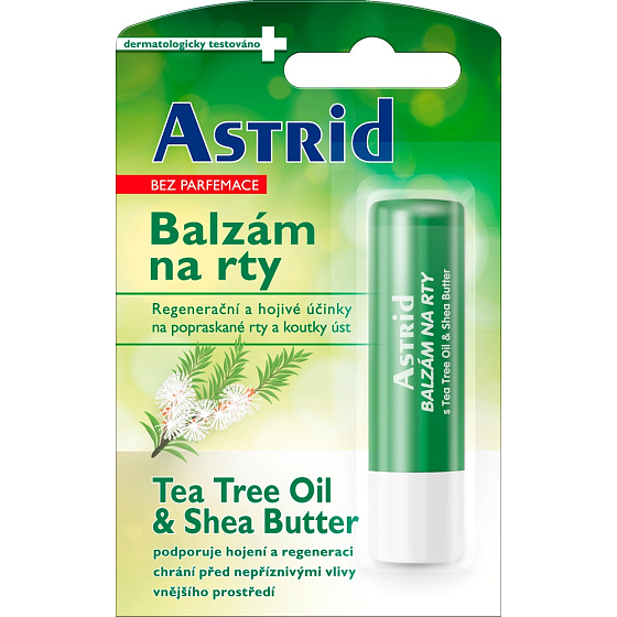 Astrid Tea Tree Oil & Shea Butter balzam na pery 4,8 g