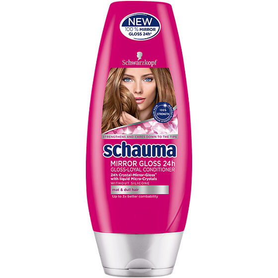 Schauma Mirror Gloss 24h balzam pre vlasy bez lesku 200 ml