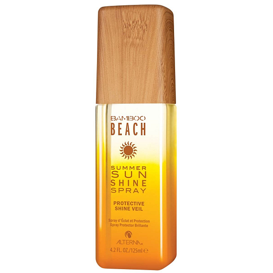 Alterna Bamboo Beach Summer Sun Shine Ľahký sprej pre lesk a ochranu pred UV žiarením sprej 125 ml