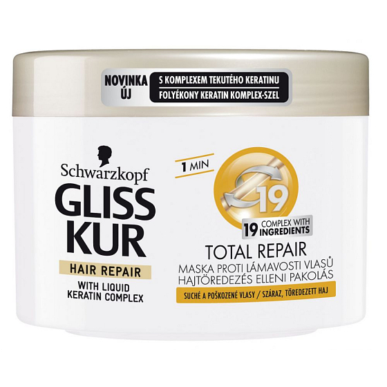 Gliss Kur Total repair 19 regeneračná vlasová maska 200 ml