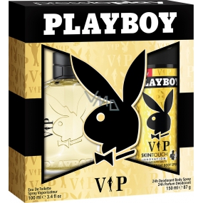 Playboy Vip for Him toaletná voda 100 ml + deodorant sprej 150 ml, darčeková sada