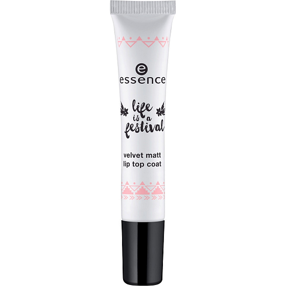 Essence Life Is a Festival Velvet Matt Lip Top Coat krycie lesk na pery 01 Great Memories Last Forever 6 ml