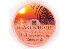 Heart & Home Dotyk tropického raja Sójový prírodný voňavý vosk 27 g