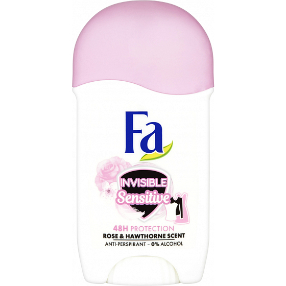 Fa Invisible Sensitive Rose & Hawthorne antiperspirant dezodorant stick pre ženy 50 ml