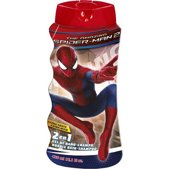 Marvel Spiderman 2v1 kúpeľový a sprchový gél pre deti 475 ml