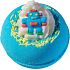 Bomb Cosmetics RobotoBomb - Robo-Bomb Šumivý balistik do kúpeľa 160 g