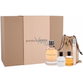 Bottega Veneta Veneta parfumovaná voda pre ženy 75 ml + toaletná voda 10 ml + telové mlieko 30 ml + sprchový gél 30 ml + vrecúško, darčeková sada