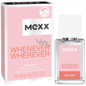 Mexx Whenever Wherever for Her toaletná voda pre ženy 15 ml