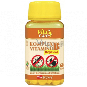 VitaHarmony Komplex vitamínov B Repelent 60 tabliet