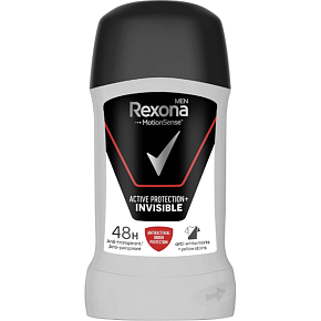 Rexona Men Active Protection + Invisible tuhý antiperspirant dezodorant stick s 48-hodinovým účinkom pre mužov 50 ml