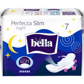 Bella Perfecta Slim Night Extra Soft ultratenké hygienické vložky s krídelkami 7 kusov