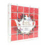 English Tea Shop Bio Adventný kalendár Puzzle červený 25 kusov biologicky odbúrateľných pyramídiek čaju, 13 príchuťou, 48 g, darčeková sada